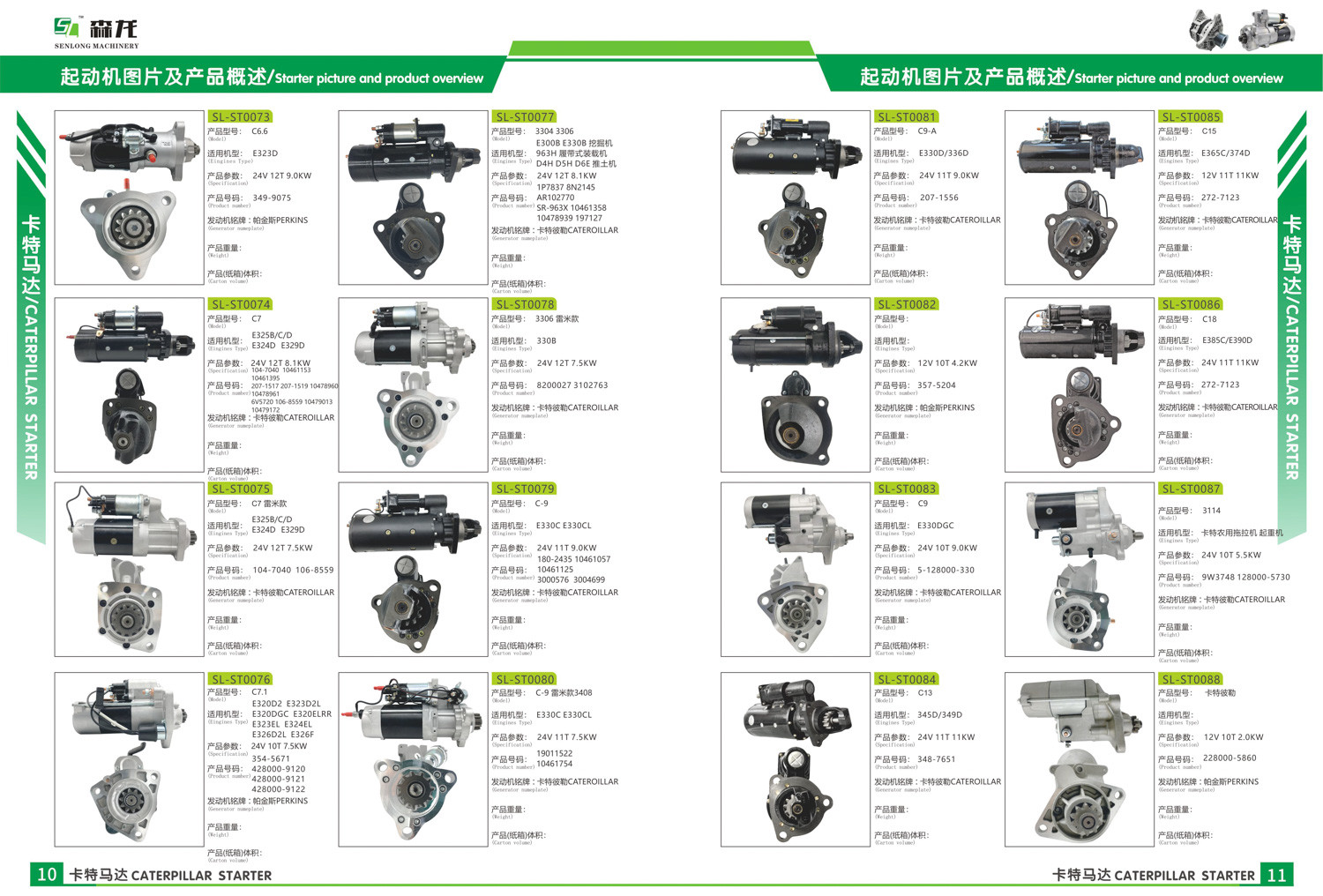 Alternator 24V 110A Heavy machinery Generator S3701010AD003 8LHA3013UC 1-3487-25W